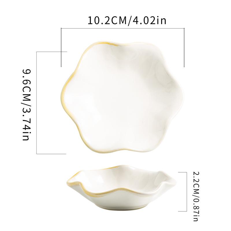 Niche Ins Electroplating Silver Jewelry Display Storage Tray Ceramic Entrance Ornament Key Storage Tray Gift