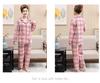 Women's Thick Warm Knitted Cotton Pajamas for Autumn/Winter - Middle-Aged & Elderly Sleepwear, Versatile Home & Outdoor Wear