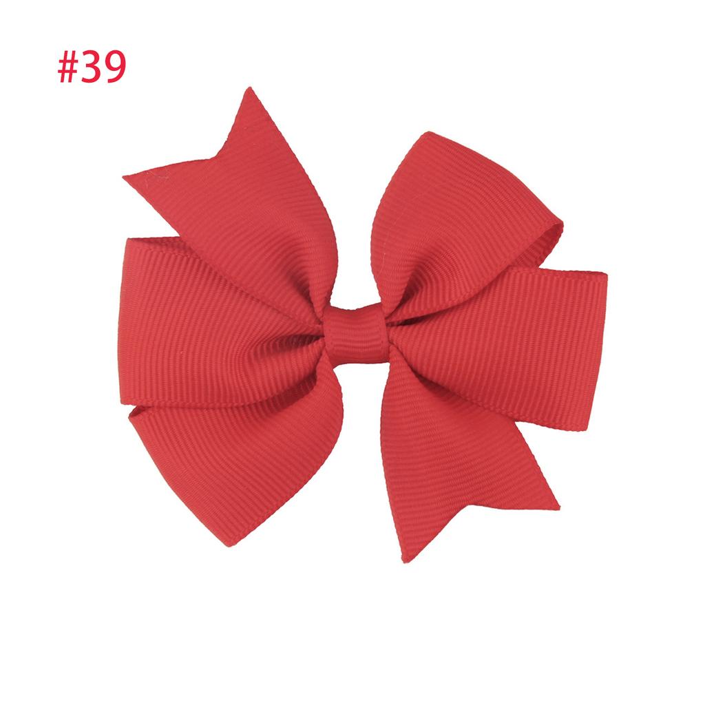 2 ks 3palcové mašle do vlasů pro dívky grosgrainová stuha dětské vlasové doplňky s aligátorovou sponou mašle pro malé dívky miminko