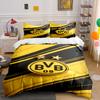 Rayas amarillas, logo del BVB. Juegos de cama Juegos de fundas nórdicas Fundas nórdicas Fundas de almohada(1 * Funda de edredón 2 * Fundas de almohada sin relleno de edredón)