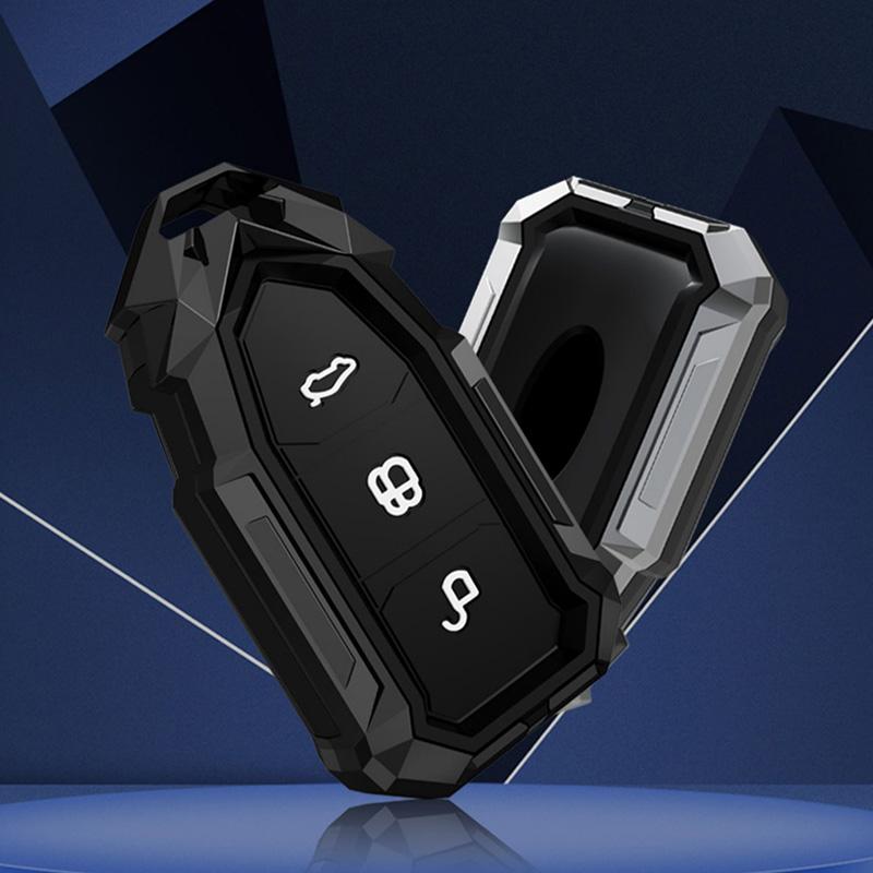 3 Buttons Key Cover for Ford Transit Custom Mondeo Fiesta Kuga ST Line MK3 Focus 3 Station Wagon Ecosport Case Key Protection