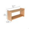 Water Bottle Storage Rack Tea and Coffee Cup Stand Easy To Clean Solid Spice Organizer for