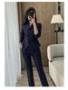 Collarless Women's Suit Set: Slim-Fit Professional Workwear for Spring and Autumn