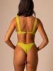OFTBUY 2025 New Summer Sexy Color Style Swimsuit Women 2 Pieces Bikini Set Removable Bra Tight Beach Swimwear Female