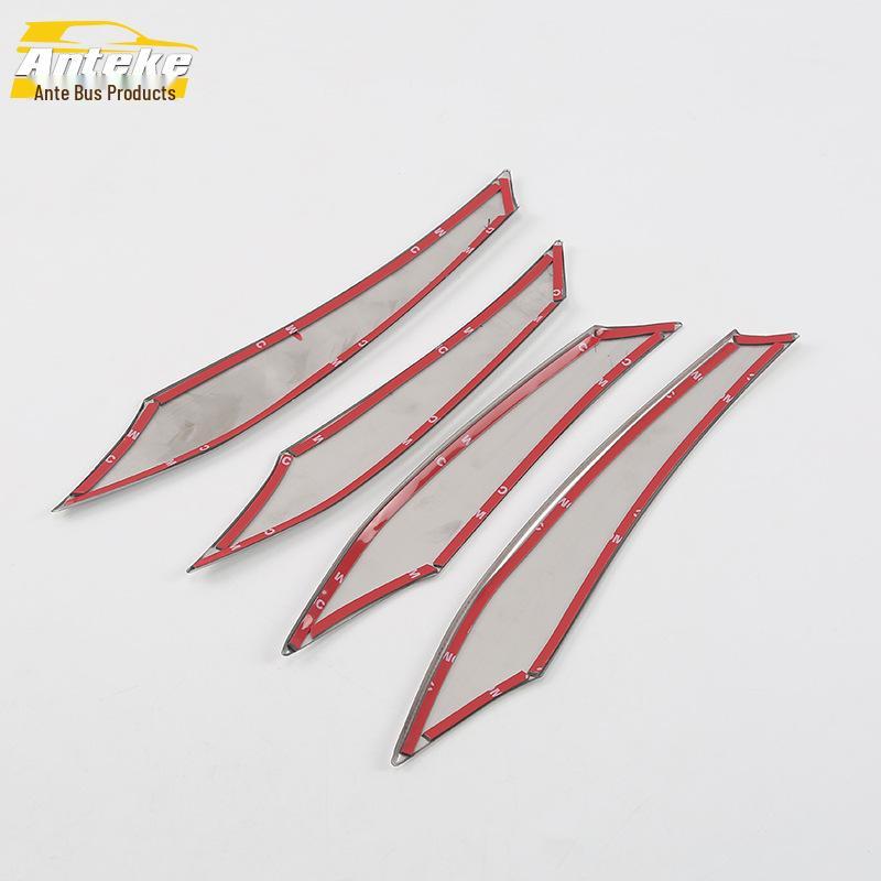 Compatible Binrui Front Fog Light Trim - Scratch-Resistant Electroplated Bumper Cover for 18 Models