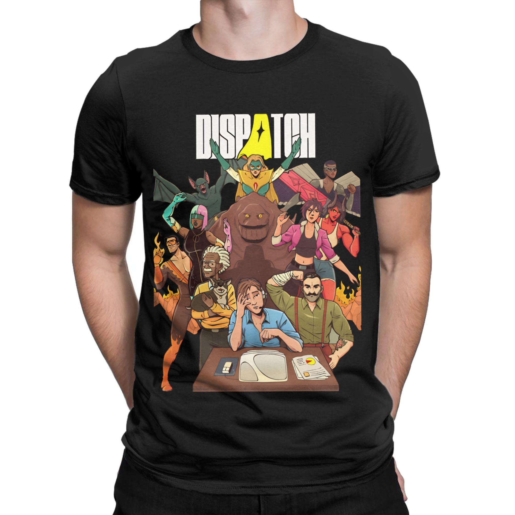 

PUNCH UP DISPATCH Superhero Apparel Men Women T Shirt Cotton Tee Fashion T-shirt Clothing S