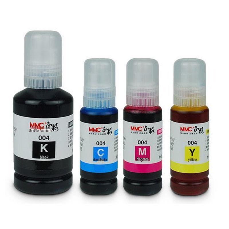 High-Capacity Epson 004 Ink Refill for L3106/8, L3115, L3119, L3156 Printers