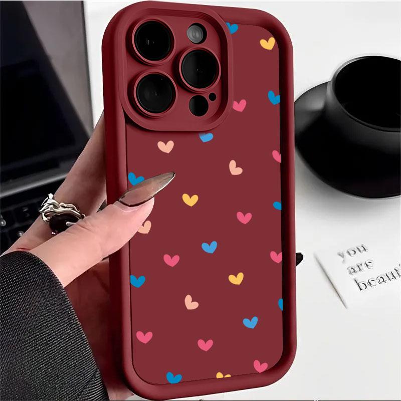 For Infinix Hot 50 Pro Plus 40 Pro Hot 50i 40i 30i 30 Play Case Trendy Love Heart Soft Silicone Shockproof Phone Case Cover