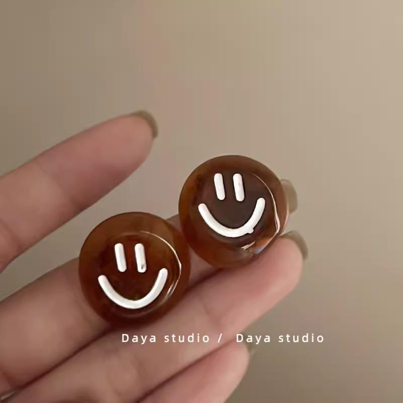 2024 Trendy Colorful Flower Stud Earrings for Women - Summer Fresh Design