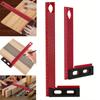 Mitre Square for Engineers L Type Ruler Scriber Measuring Scribing Square Line Tool Carpenters Woodworking Scribe Ruler