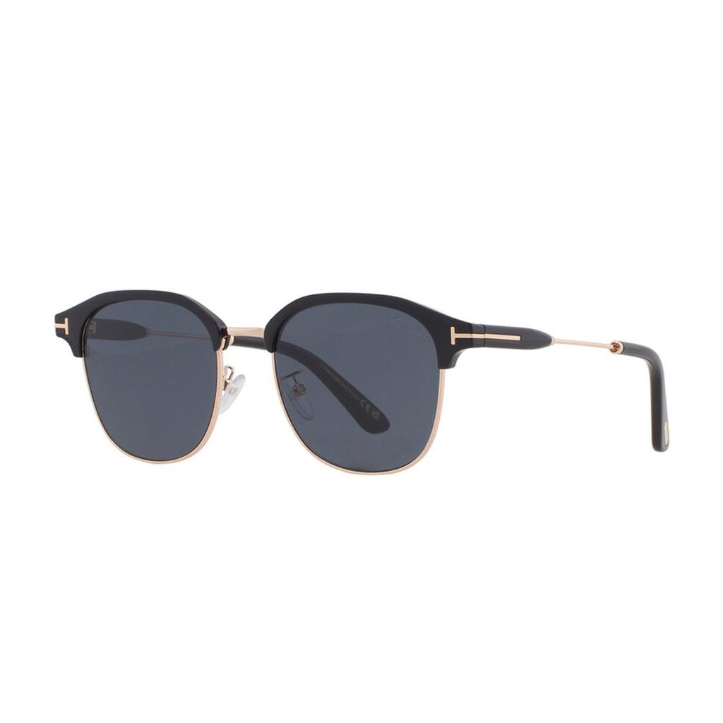 TF Logo Design Acetate Irregular Shape Sunglasses Men sunglasses Black FT0890K01A