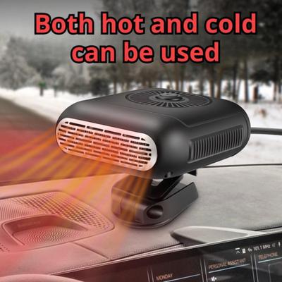 12V Car Heater Portable Defroster Demister For Hot Cold Weather Fast Heating Adjustable Universal Fit Clear Windows Car Tools