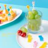 Cartoon Obst Gabel Set Twisted Party Buffet Dessert Essen Cocktail Sandwich Stick