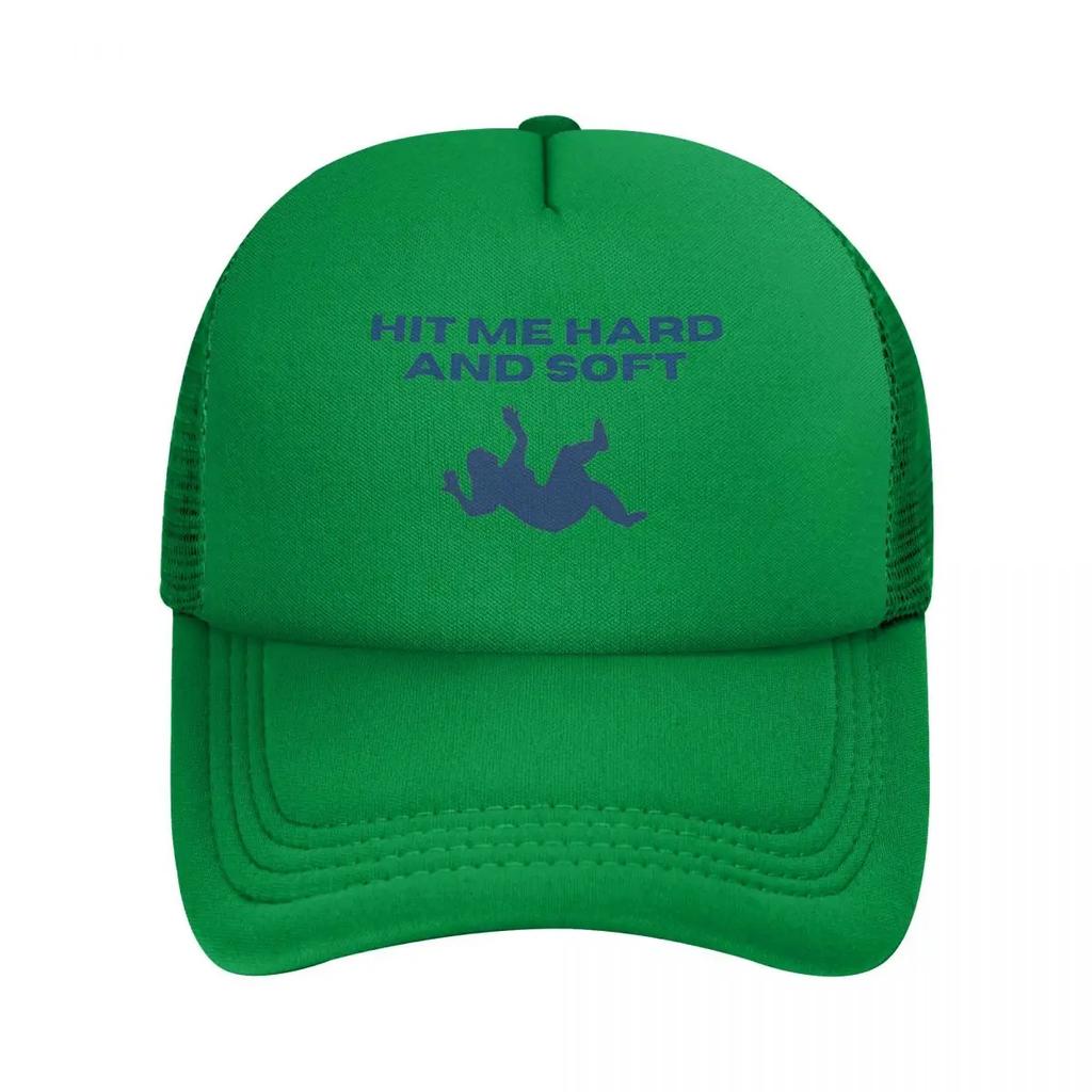 Hit Me Hard And Soft Tour Baseball Cap For Man Woman Summer Outdoor Mesh Side Caps Hats Adjustable Fit