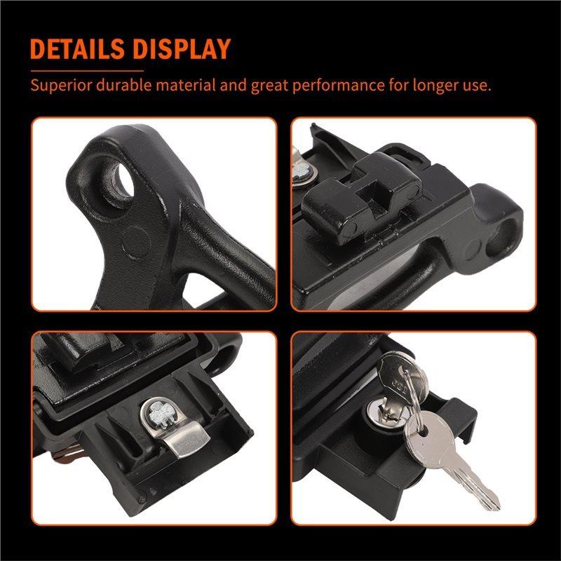 Bed Tie Downs Replacement Kit 4 Pcs For Ford F-150 F-250 Car Box Link HL3J-9927740-AD Tie Down Anchors Cleats Bed HL3J9927740AD