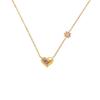 European Retro Zircon Stainless Steel Necklace: High-End Cross-Border Clavicle Chain