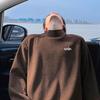 Men's NASA MARVEL Loose Fit Mock Neck Long Sleeve T-Shirt