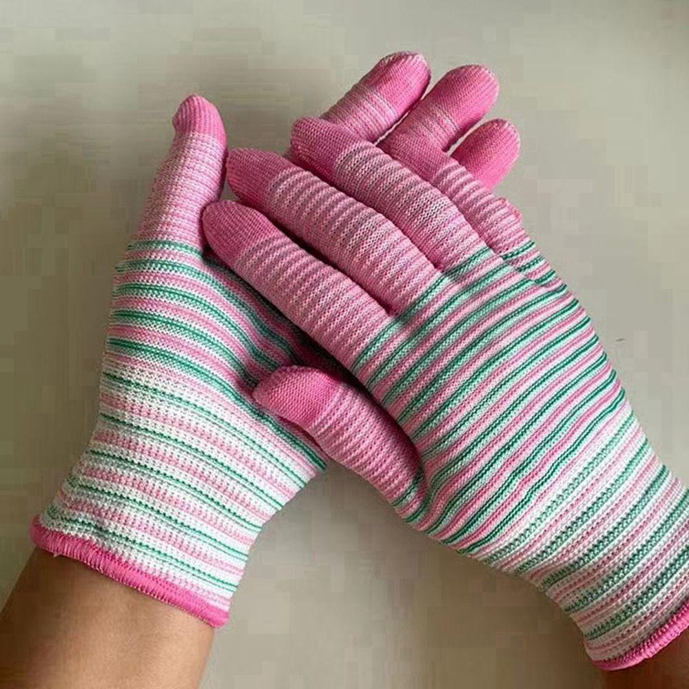 1 Pair Non-slip Work Gloves Nylon Industrial Gloves Safety Working   Weeding