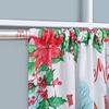 Colorful Christmas Wear Rod Short Curtain Printing Curtains European And American Kitchen Blackout Partition Curtain Small Curtain