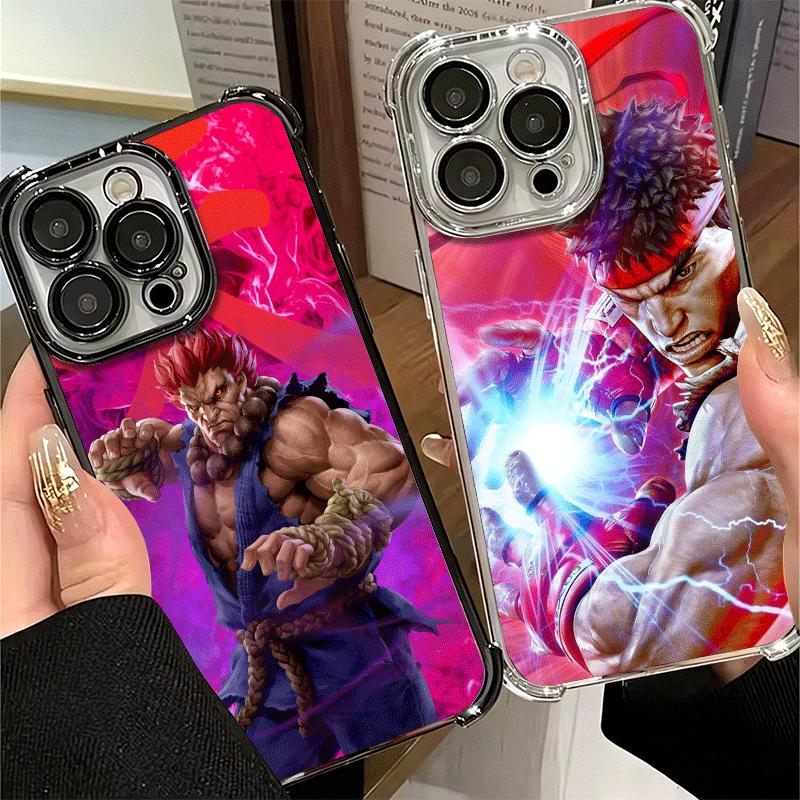 S-Street F-Fighters Soft Phone Case For Xiaomi Poco X7 X8 Pro Max X6 X5 X3 F8 Ultra F7 M8 M7 M5S Redmi 15C 15A 15 14C 13C 12C 13