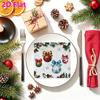 20pcs Disposable Napkins with Fruit Flower Pattern Print for Wedding,Parties,and Daily Use for Thanksgiving Fall Christmas Table Decoration