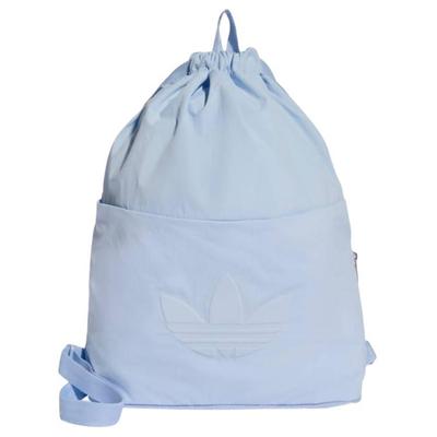 Originals Everyday Icons 19,5L Ikonische Drei Streifen Geprägtes Trefoil Muster Leichter Strapazierfähiger Nylon Rucksack Damen Rucksack Blau KE3540