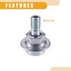 Fuel Injection Pressure Regulator No.23270-50010 - Car Fuel Pressure Regulator - for Toyota Land Cruiser 1998-2007 Metal Silver Tone - 1 Pc