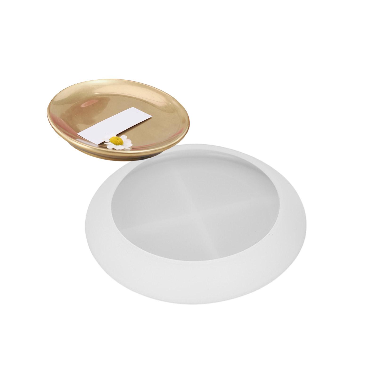 

Silicone Teacup Candle Holder Mold Handmade Tray Moulds Silicone Texture Suitable for Craft and Handmade Decorations CDN