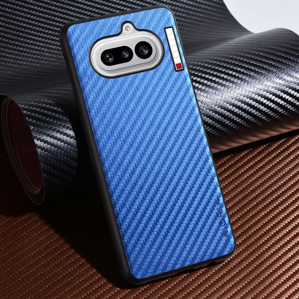 Handyhülle mit Carbonfaser-Textur für   Nothing Phone 4a 3 3a Pro Lite 2a Plus    Modisches Design Weiche Rückseite Hülle Funda für nothing phone 4a