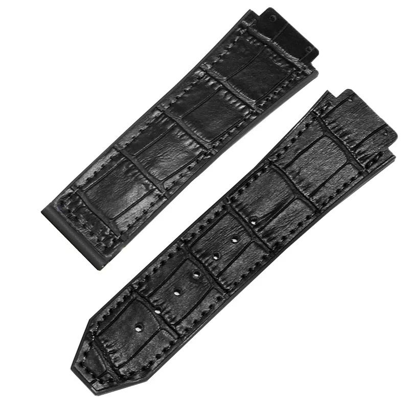 Классический ремешок для часов Hublot Big Bang Series из натуральной кожи — фото 9