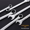 Dual-Use Wrench Set: Fixed & Combination (Sizes 6-14 | Open-End 8-32mm)