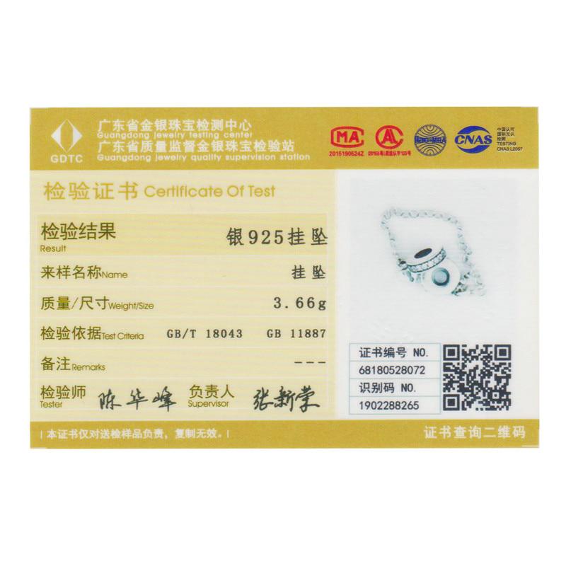 Bamoer Genuine 925 Sterling Silver Simple Safety Chain Charm for Original Bracelet Stopper with Silicone Jewelry