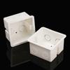 86 * 86 *50mm Home Plastic Flame Retardant Waring Back Box Wall Switch Concealed Bottom Thickened Wall Mount Switch Junction Box