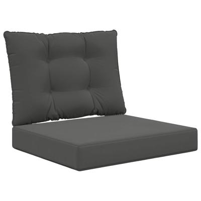 Outdoor Sofa Cushions 2 Pcs Anthracite Polyester