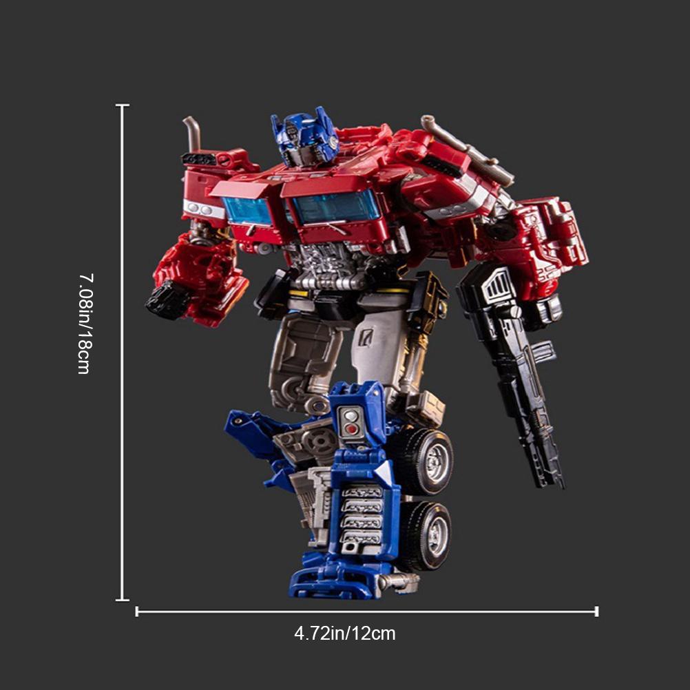 Manual Deformation Robot Car Toys Model for Kids Portable Alloy Deformation Action Figure Ornaments for Birthday and Party