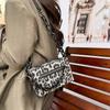 Women's bag 2025 new Korean version fashion leopard print shoulder bag versatile chain messenger box bag tide