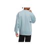 Adidas Logo Print Pattern Round Neck Pullover Sweatshirt Unisex Sweatshirt Blue IB2743