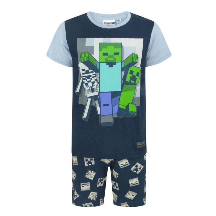 Set pigiama corto Minecraft Boys Undead