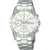 [Seiko Watch] SEIKO SELECTION SBTQ039 Men's Watch, Battery-Powered Quartz, Chronograph Function, White Dial
