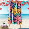 Colorful Floral Pattern Beach Towel Beach Towel Quick-drying for Travel Outdoor Sports Jogging Beach and Swimming