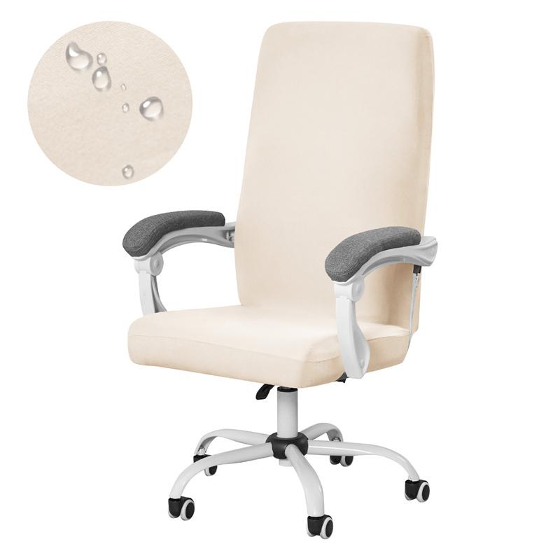 1pc Water Repellent Office Chair Cover Stretch Spandex Cloth Computer Seat Cover Slipcover Universal Gaming Chair Covers