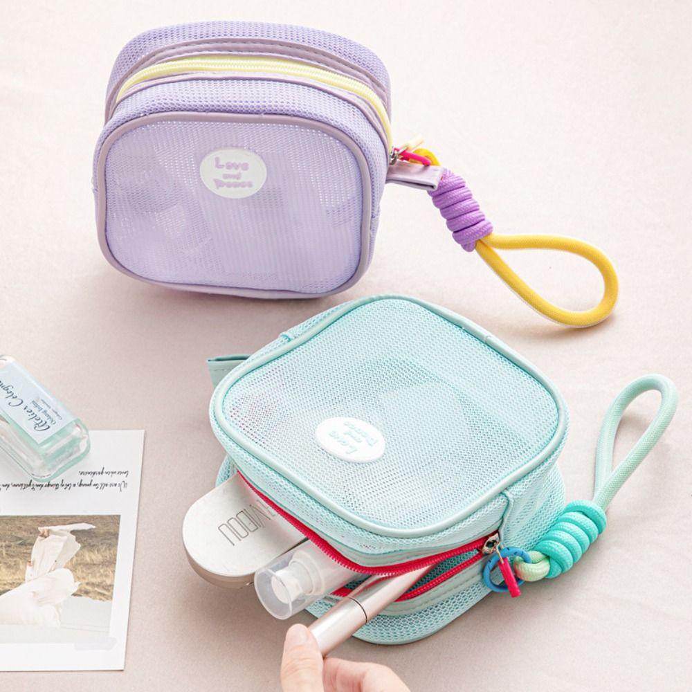 Fashion Dopamine Color Storage Bag Large Capacity Candy Color Make Up Case Toiletry Travel Storage Pouch