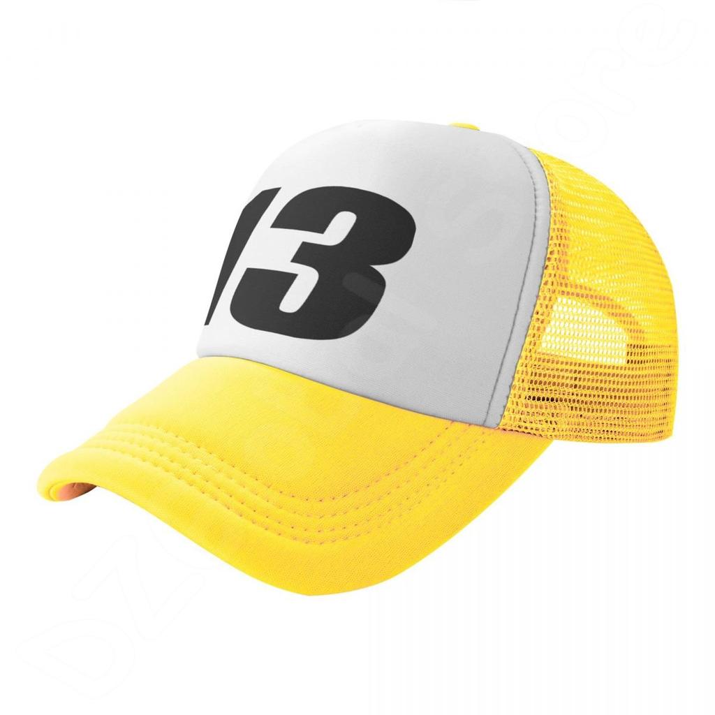 Number 13 Pattern Mesh Baseball Cap Trucker Hats Luxury Casual Cap Summer Sun Protection Caps for Men Women Fashion Denim Hat
