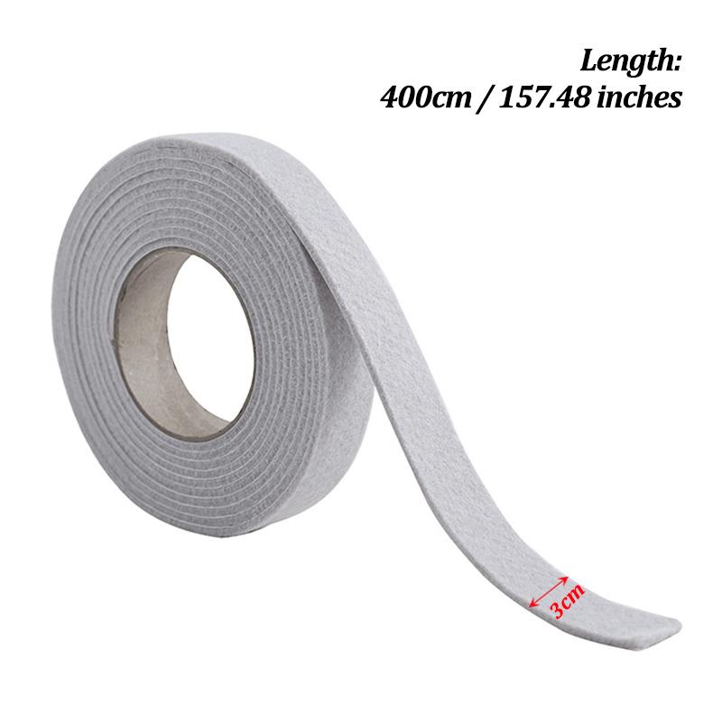 4M Window Glass Absorbent Sticker Felt Door Windows Soundproof Sealing Strip Sink Wall Absorb Water Sticker Furniture Leg Pad
