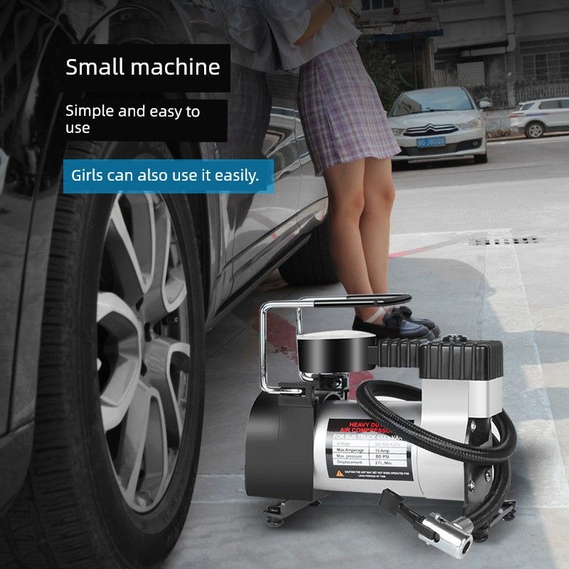 Car Single Cylinder Air Pump Car Electric Air Pump Electric Car Air Pump Single Cylinder Vehicle Air Pump Air Pump