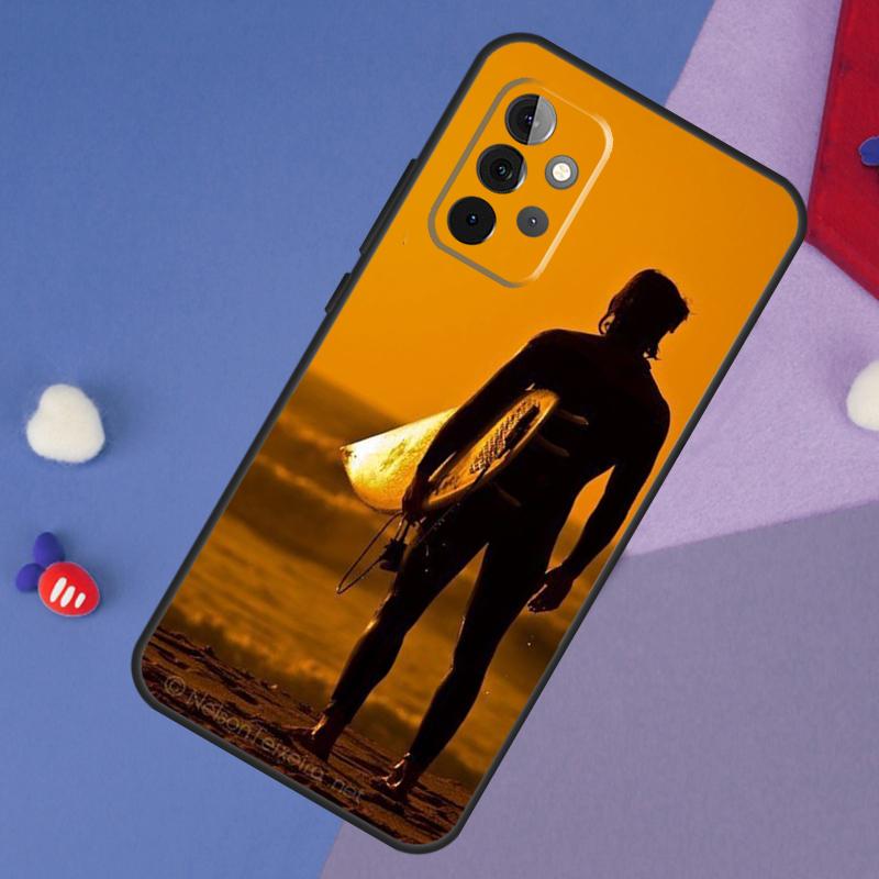 Surfer Surf Hang Loose Shak Case For Samsung Galaxy A13 A16 A26 A36 A56 A06 A55 A35 A15 A54 A34 A14 A53 A12 A22 A32 A52