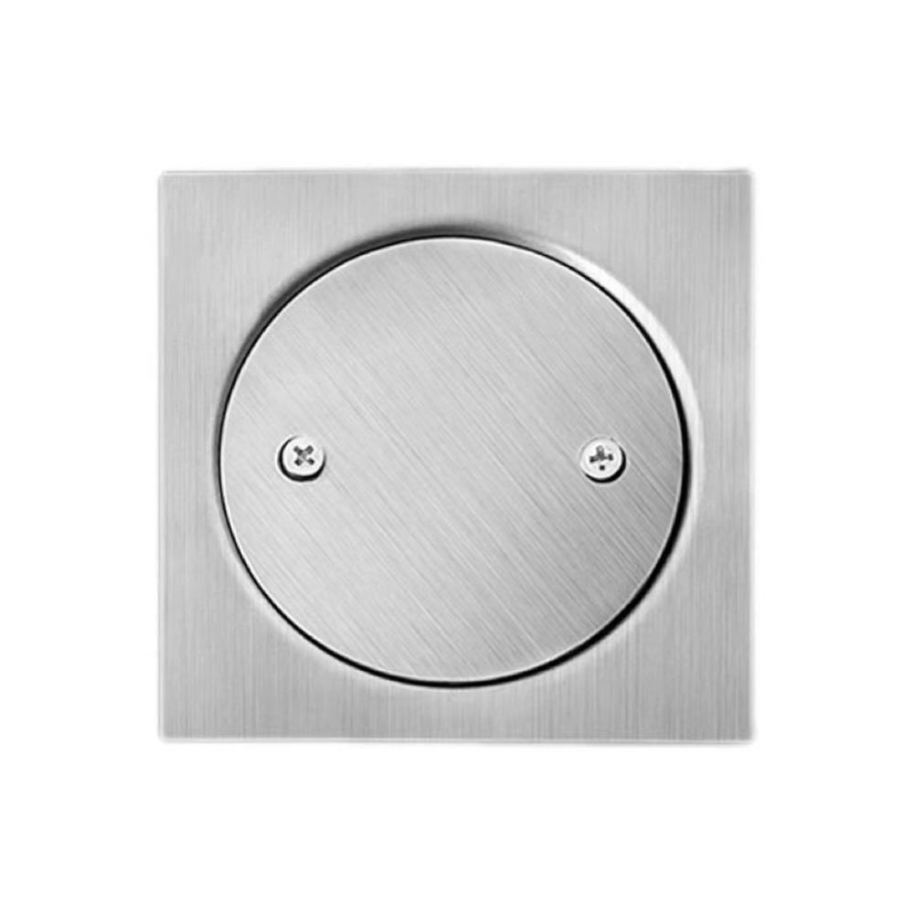 Square Shower Floor Drain with Cleaning Port Drainage Port Durable Cleanout  Floor Drain  Bathroom