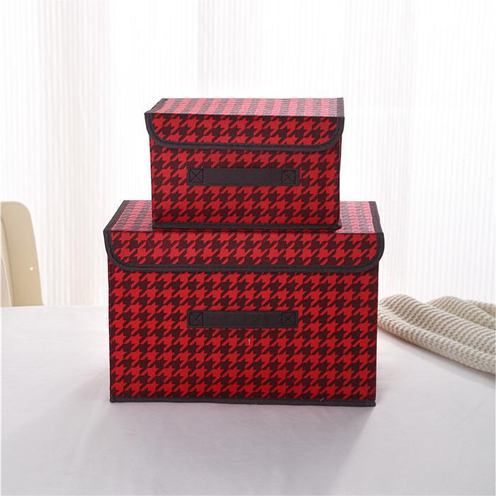 Large Capacity Foldable Non-Woven Fabric Storage Bin for Home Organization