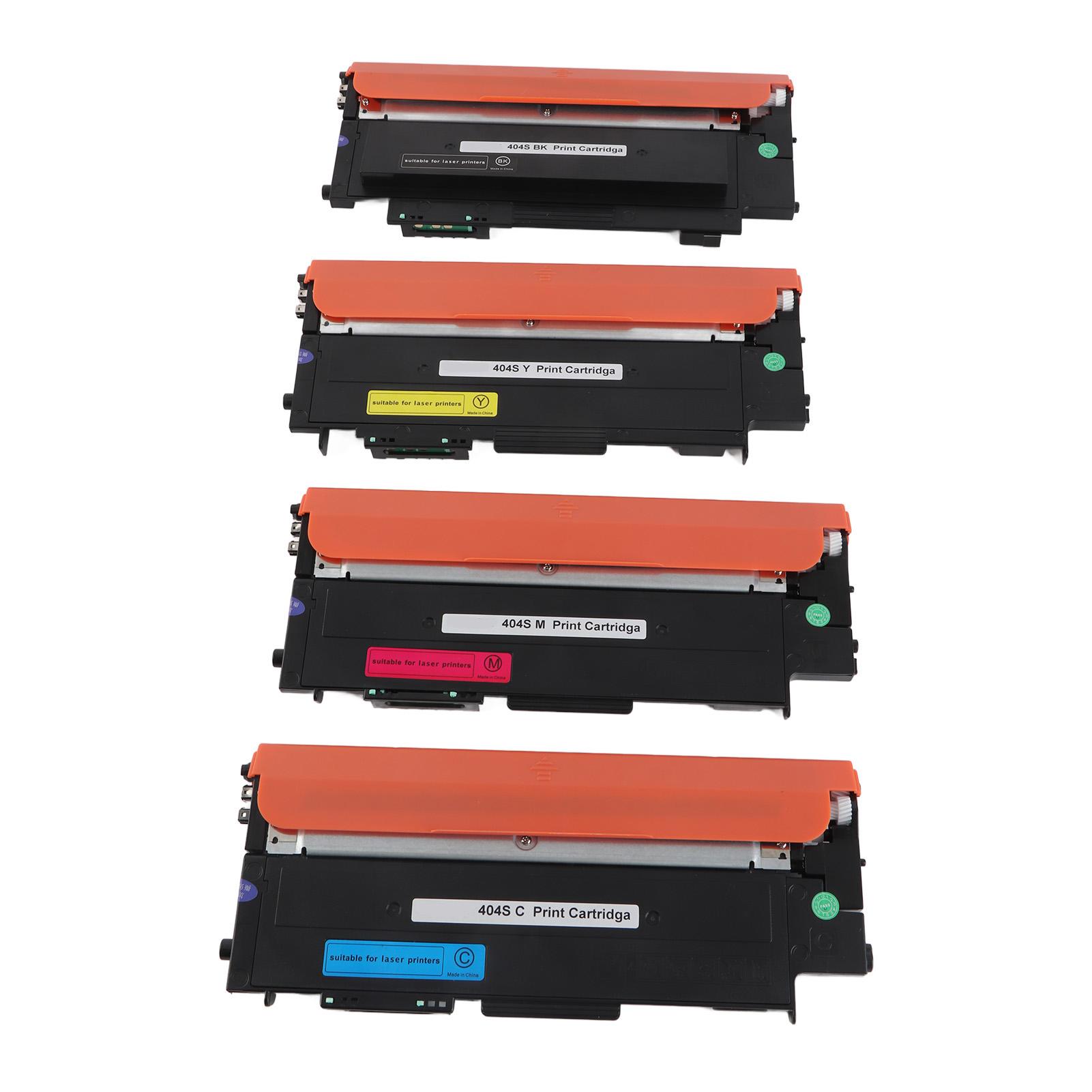 Cmperipheral Black/Cyan/Magenta 4 Pcs Set Toner Cartridge Clt K404s Clt C404s Clt Y404s Clt M404s Yellow Toner Cartridge For Sl