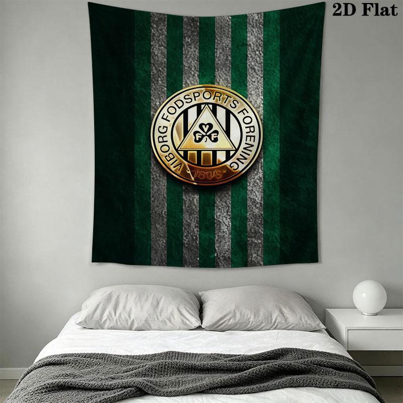 Viborg FF logo Wall Hanging Printed Fabric Blanket Decorative Tapestries for Bedroom Living Room Home Decor